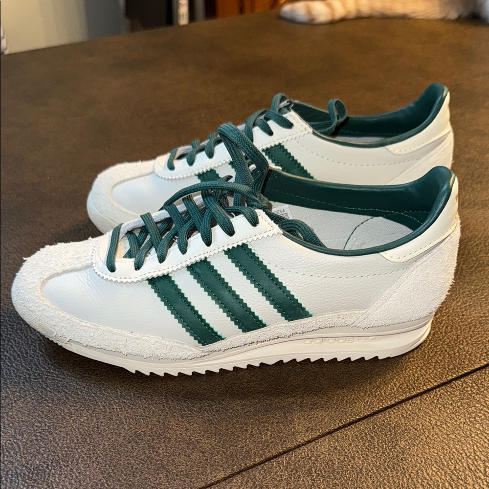 Adidas Women’s SL 72 OG Off White/Collegiate Green Sneakers, Women's Sz 5.5 EUC - Picture 3 of 12